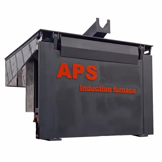 APS 500kg 5 トン工業用電気銅アルミニウムスクラップ鋳鉄真鍮青銅ステンレス鋼溶解誘導溶解炉販売